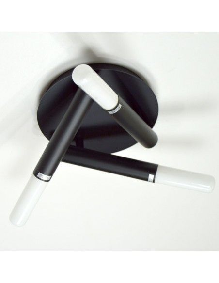 PLAFON DE TECHO DE ALUMINIO NEGRO DE TRES