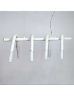 LAMPARA DE TECHO DE ALUMINIO BLANCO