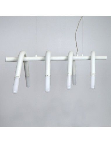LAMPARA DE TECHO DE ALUMINIO BLANCO