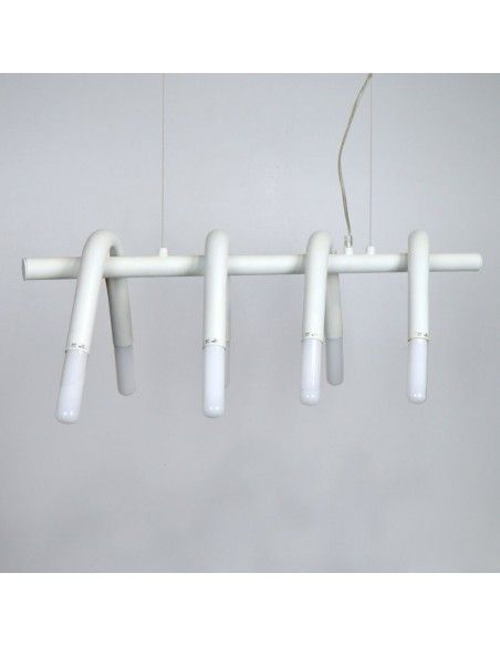 LAMPARA DE TECHO DE ALUMINIO BLANCO