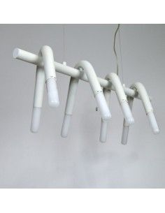 LAMPARA DE TECHO DE ALUMINIO BLANCO 2