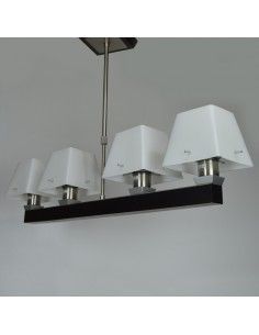 LAMPARA DE TECHO TULIPA OPAL CUATRO LUC 2
