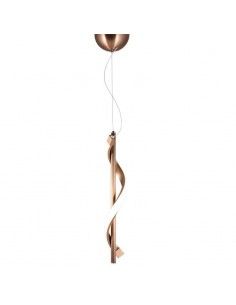 COLGANTE DE TECHO BARRA COBRE ROSADO LED