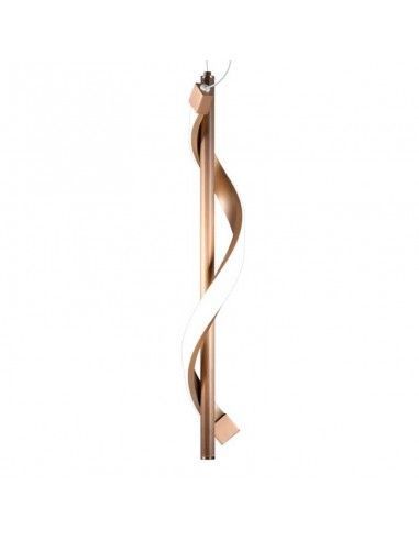 COLGANTE DE TECHO BARRA COBRE ROSADO LED
