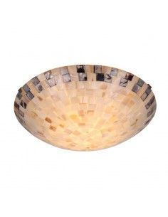 PLAFON DE TECHO MOSAICO BLANCO