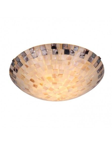 PLAFON DE TECHO MOSAICO BLANCO