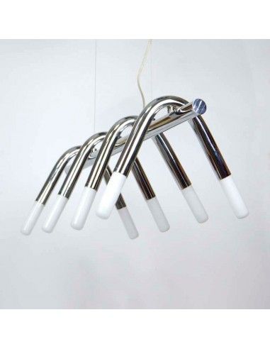 LAMPARA DE TECHO DE ALUMINIO NIQUEL