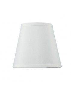 LAMPARA SOBREMESA CROMO PANTALLA BLANCA 2