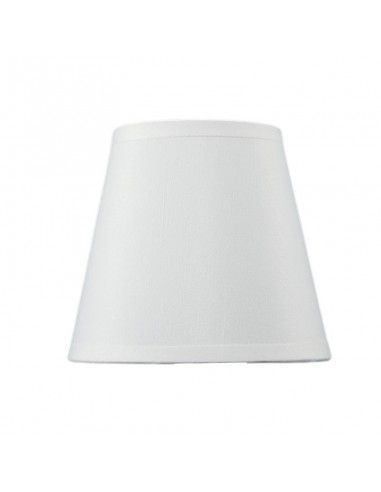 LAMPARA SOBREMESA CROMO PANTALLA BLANCA