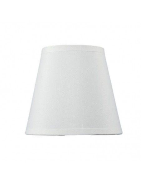 LAMPARA SOBREMESA CROMO PANTALLA BLANCA