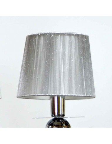 LAMPARA DE TECHO TRES LUC PANTALLA GRIS