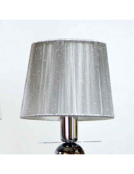 LAMPARA DE TECHO TRES LUC PANTALLA GRIS