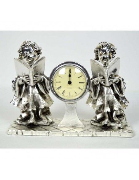 RELOJ DE SOBREMESA CON FIGURA DE ANGELES