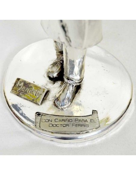 FIGURA DE DOCTOR EN PLATA
