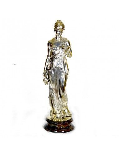 FIGURA DIOSA ROMANA PLATA