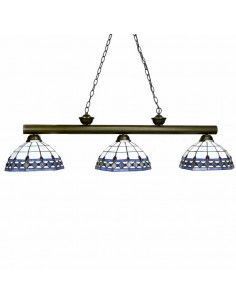 LAMPARA DE TECHO TIFFANY TRES TULIPAS