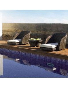 CONJUNTO DE MESA Y SILLONES BAJOS