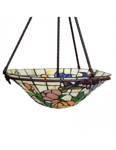 COLGANTE DE TECHO TIFFANY FLORAL