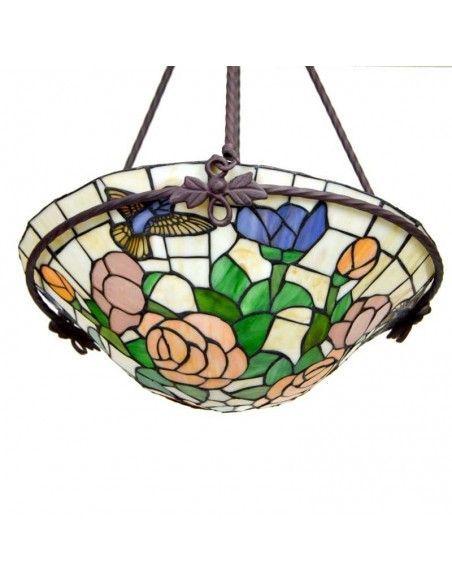COLGANTE DE TECHO TIFFANY FLORAL