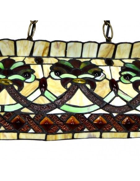 COLGANTE DE TECHO TIFFANY FLORAL