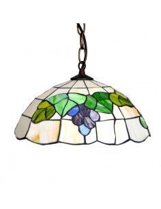 COLGANTE DE TECHO TIFFANY UVAS