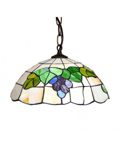 COLGANTE DE TECHO TIFFANY UVAS