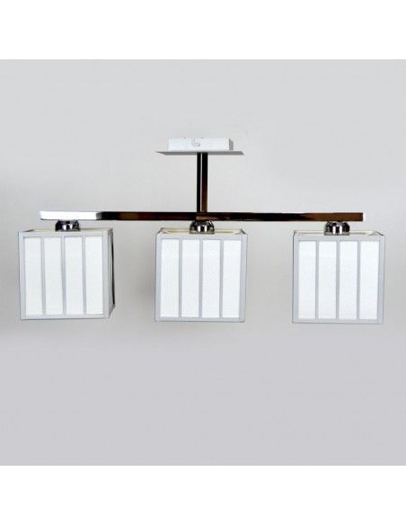 LAMPARAS DE TECHO TRES LUCES CUADRADAS