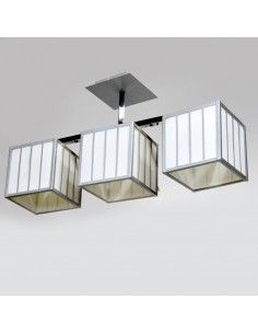 LAMPARAS DE TECHO TRES LUCES CUADRADAS 2