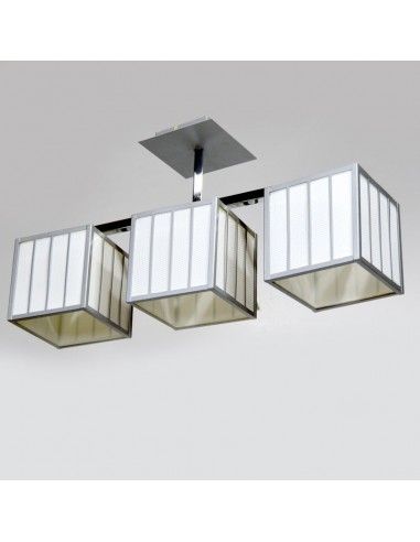 LAMPARAS DE TECHO TRES LUCES CUADRADAS