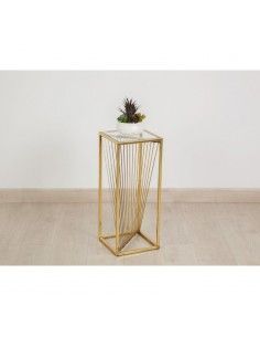 COLUMNA METAL CON VIDRIO