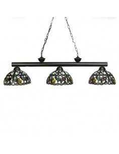 LAMPARA DE TECHO TIFFANY TRES TULIPAS
