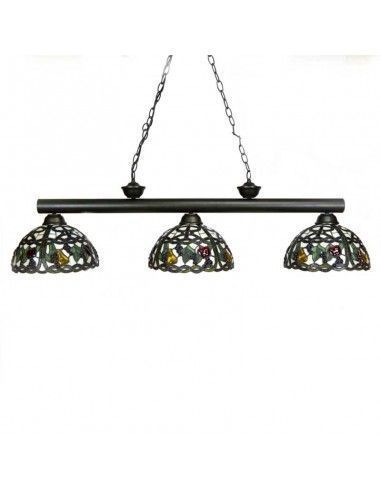 LAMPARA DE TECHO TIFFANY TRES TULIPAS