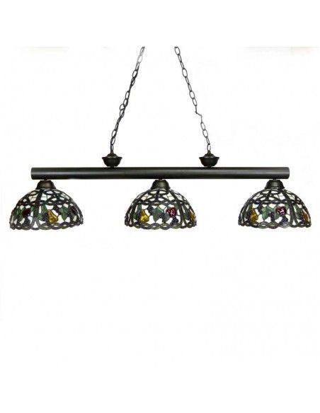 LAMPARA DE TECHO TIFFANY TRES TULIPAS