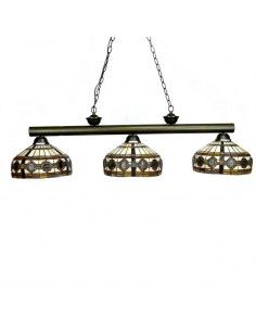 LAMPARA DE TECHO TIFFANY TRES TULIPAS