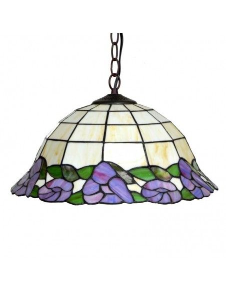 COLGANTE DE TECHO TIFFANY FLORES