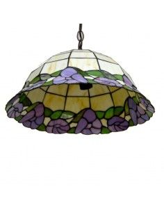 COLGANTE DE TECHO TIFFANY FLORES 2