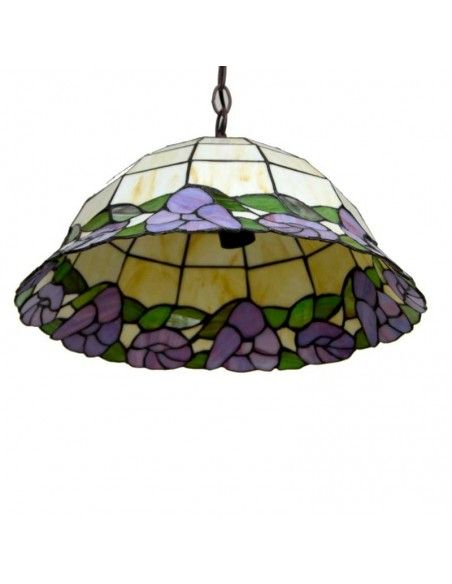 COLGANTE DE TECHO TIFFANY FLORES