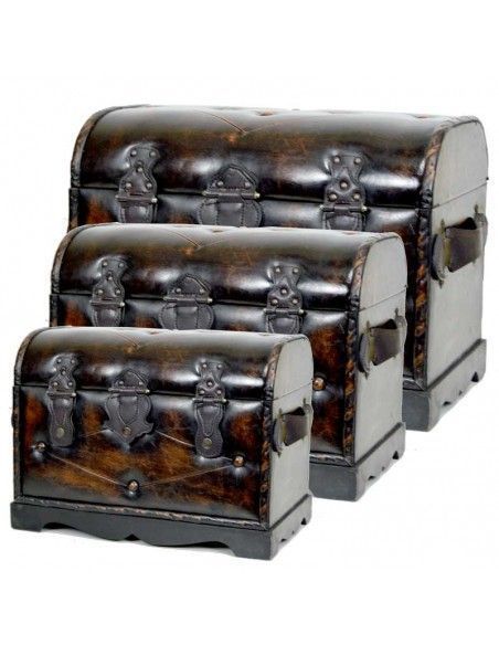SET DE TRES BAULES ACOLCHADOS