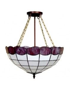 COLGANTE DE TECHO TIFFANY BLANCO