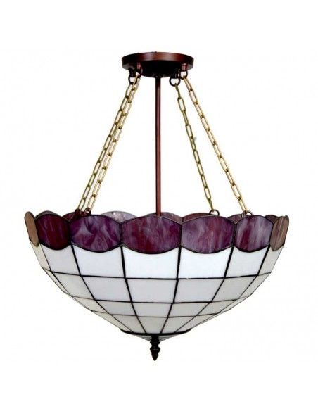 COLGANTE DE TECHO TIFFANY BLANCO