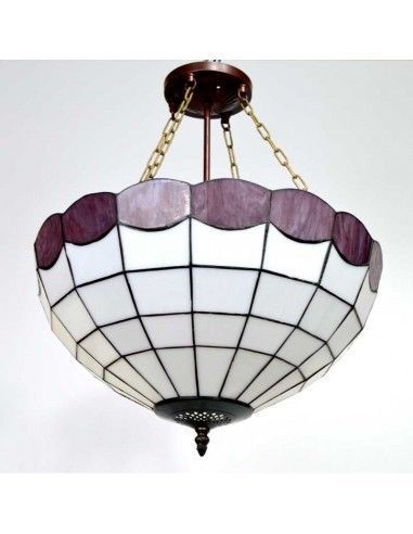 COLGANTE DE TECHO TIFFANY BLANCO