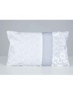 COJIN FILIGRANA BLANCO - GRIS