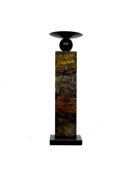CANDELABRO DORADO - PLATA - NEGRO