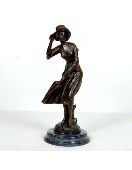 FIGURA DE MUJER EN ALABASTRO