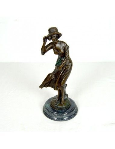 FIGURA DE MUJER EN ALABASTRO