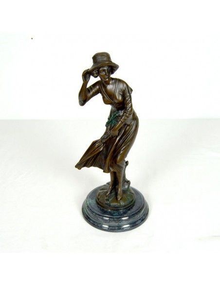 FIGURA DE MUJER EN ALABASTRO