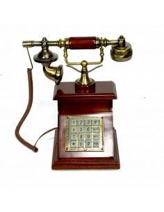 TELEFONO VINTAGE DE MADERA 2