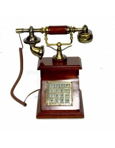 TELEFONO VINTAGE DE MADERA