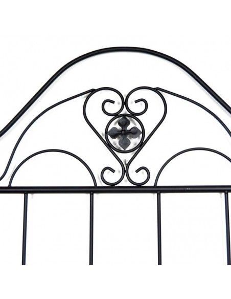 CABECERO DE FORJA ORO - NEGRO