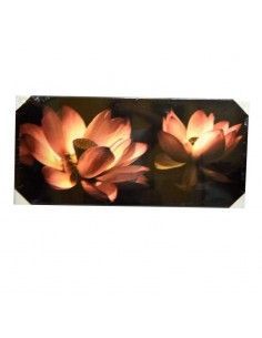 CUADRO DE CENTRO DE FLORES NARANJAS